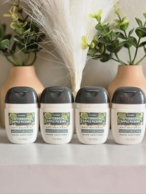 4 Afternoon Apple Picking moisturizing Hand Sanitizers by Bath and Body Works